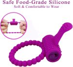 Vibrating Clitoral Stimulator Cock Ring for men - Image 3