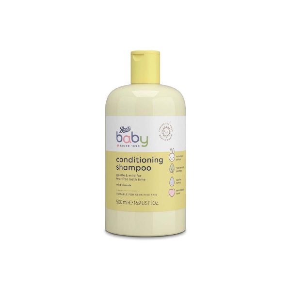 Boots Baby conditioning shampoo 500ml - Image 1