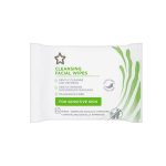 Superdrug Cleansing Facial Wipes for Sensitive Skin (25 Wipes)