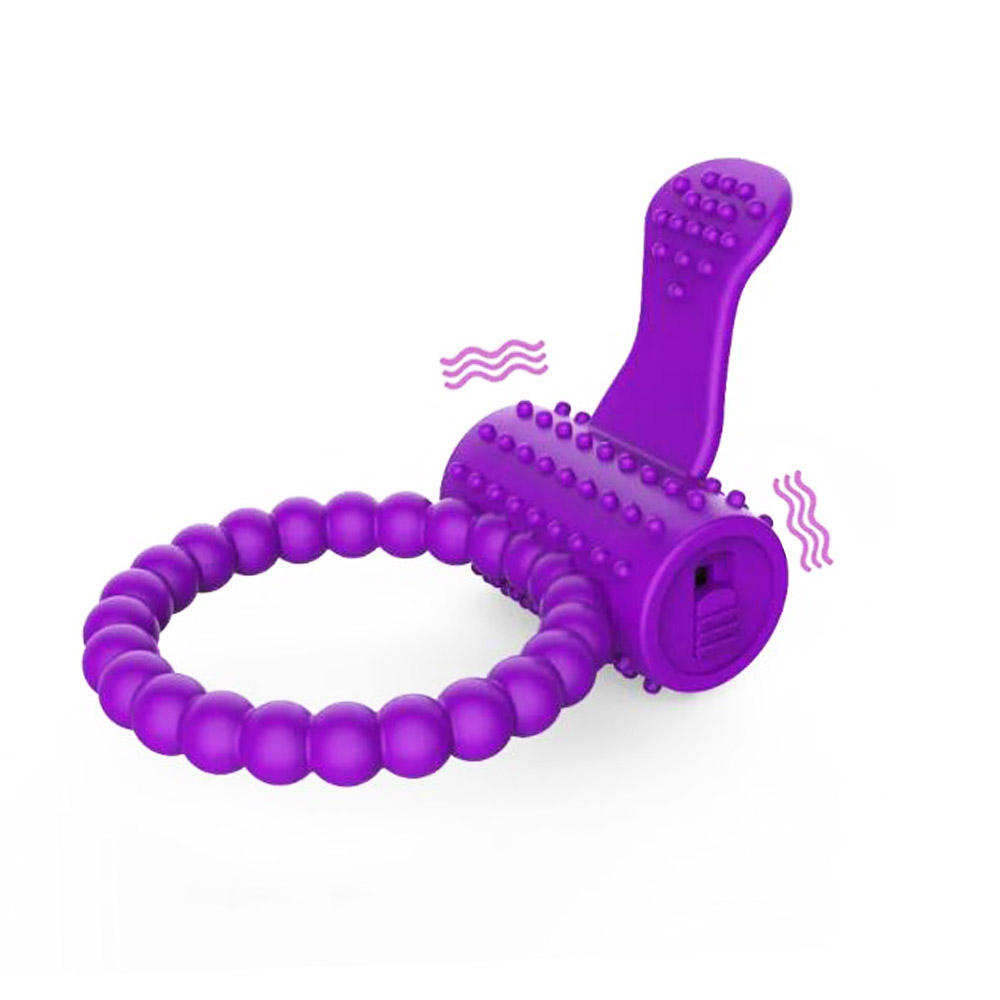 Vibrating Clitoral Stimulator Cock Ring for men Vibrating Clitoral Stimulator Cock Ring for men - Image 1