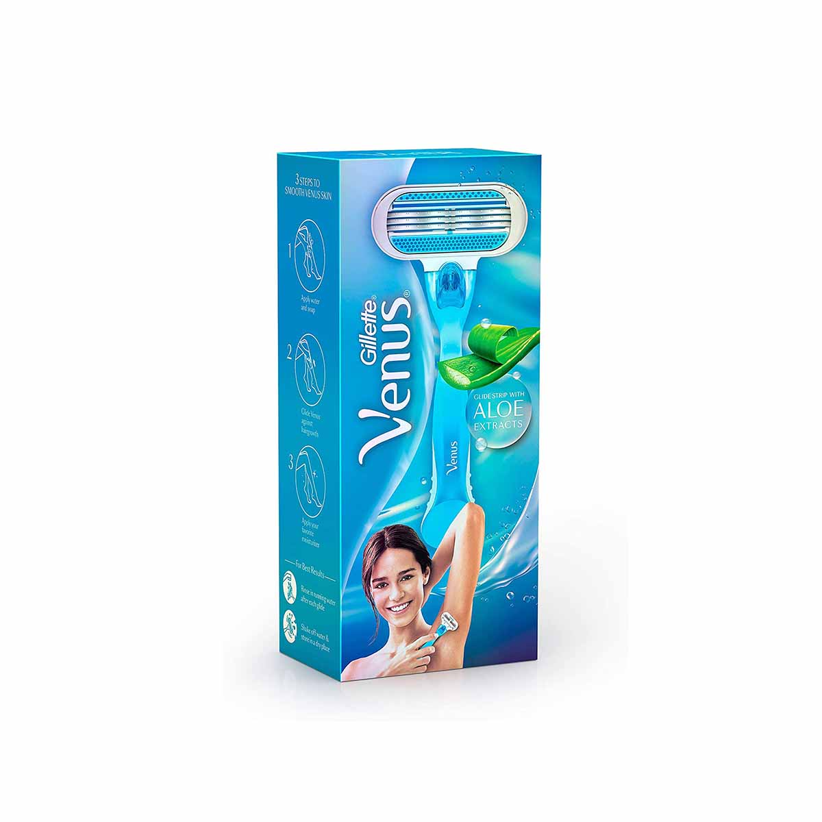Gillette Venus Hair Removal Razor for Women with Aloe Extracts – Beauty  Mind ll Beauty & Cosmetics Store in Bangladesh