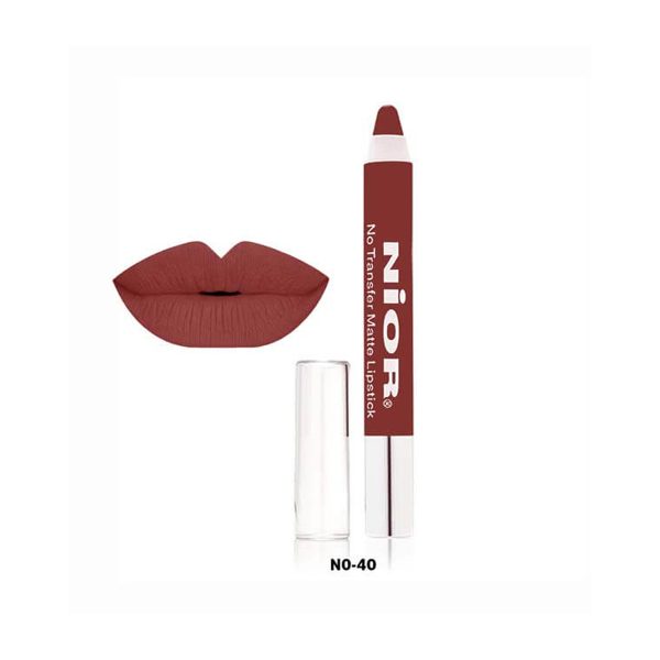 Nior No Transfer Matte Lipstick (Shade #40) - Image 1
