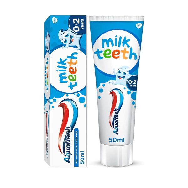 Aquafresh Milk Teeth Baby Toothpaste (0-2 Years) 50ml - Image 1