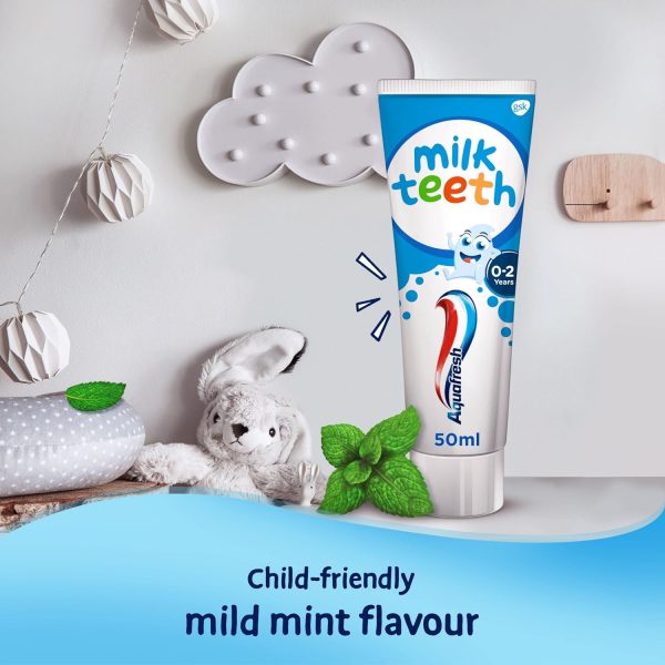 Aquafresh Milk Teeth Baby Toothpaste (0-2 Years) 50ml - Image 4