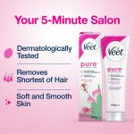 Veet Pure Hair Removal Cream for Body & Legs (Normal Skin) 100g - Image 2