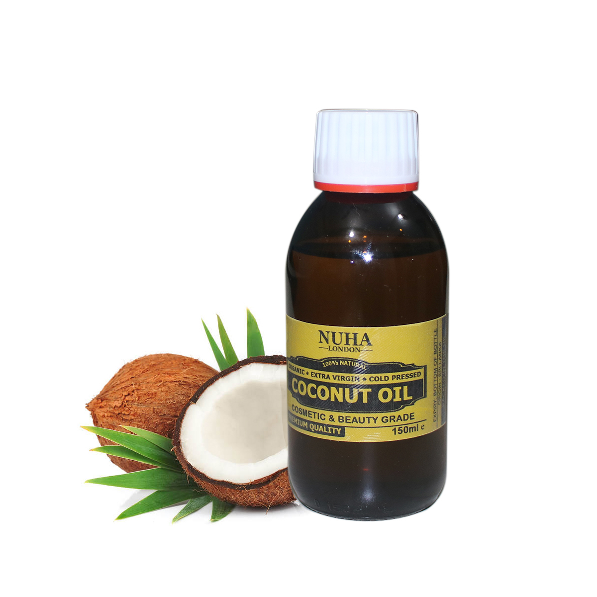 Nuha Organic Extra Virgin Coconut Oil 150ml – Beauty Mind ll Beauty ...