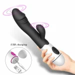 Rechargeable Rabbit Dildo Vibrator G-Spot Massager Sex toys for Women - Image 3