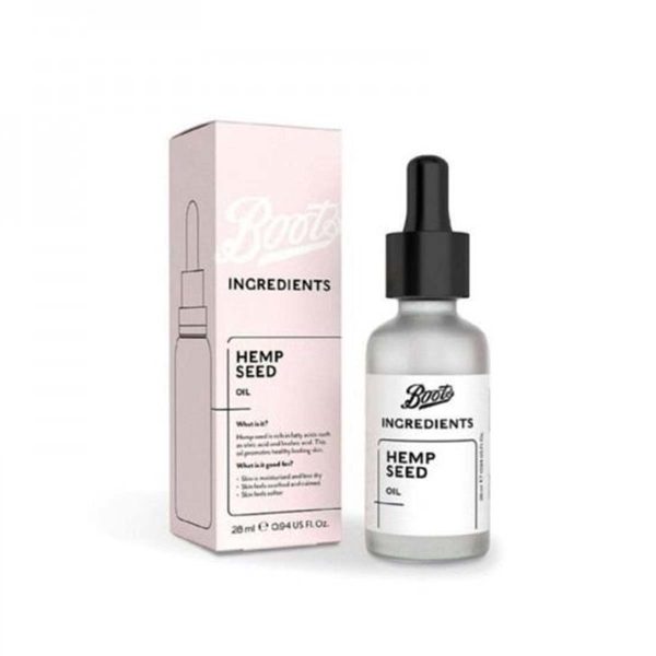 Boots Ingredients Hemp Seed Oil 28ml - Image 1
