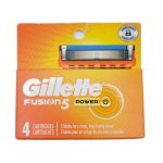 Gillette Fusion 5 Power Razor Cartridge for Men, 4 Cartridge
