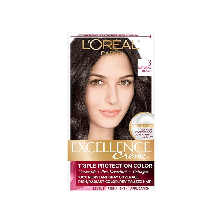 L’Oreal Excellence Creme Permanent Hair Color (3 Natural Black) Beauty Mind ll Beauty