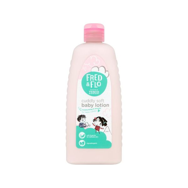 Tesco Fred And Flo Cuddly Soft Baby Lotion 500ml - Image 1