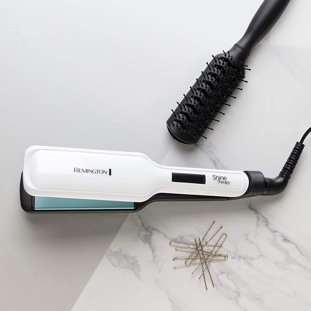 Remington Shine Therapy Wide Plate Straightener S8550 Beauty Mind ll