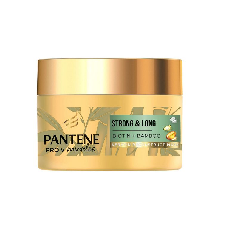 Pantene Strong & Long Keratin Hair Mask With Bamboo & Biotin 160ml
