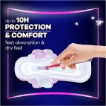 Always Platinum Secure Night Sanitary Pads with Wings (Size 4) 7 Pads - Image 4