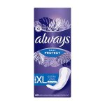 Always Daily Protect Extra Long (XL) Pantyliners (24 Pads)