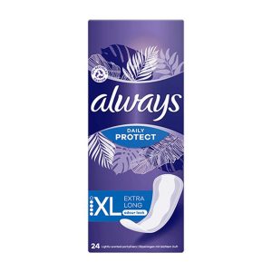 Always Daily Protect Extra Long (XL) Pantyliners (24 Pads)