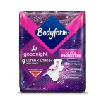 Bodyform Goodnight Ultra Large Sanitary Pads (Super Heavy Flow) With Wings (8 Pads)