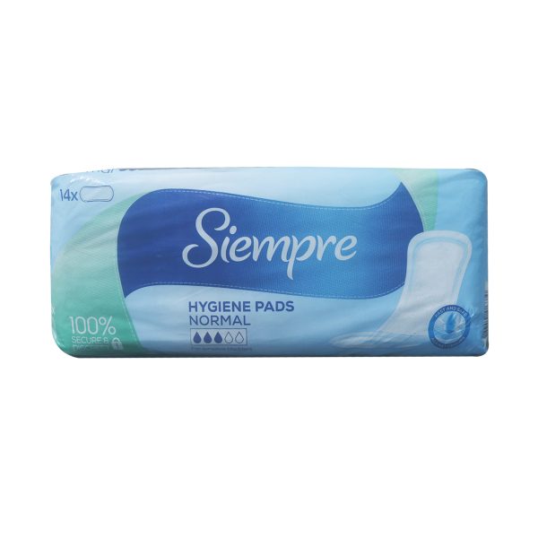 Siempre Hygiene Pads Normal For Sensitive Bladders (14 Pads) - Image 2