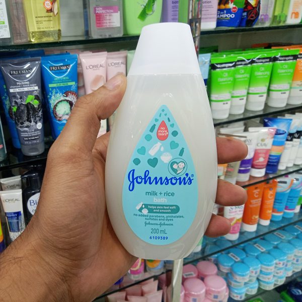Johnson’s Milk + Rice Hair And Body Baby Bath, 200 ml - Image 3