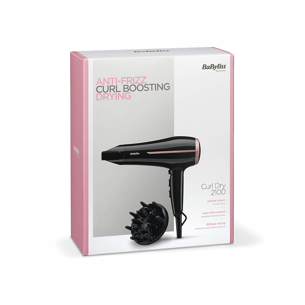 Babyliss Curl Dry 2100 Hair Dryer With Diffuser – Beauty Mind ll Beauty &  Cosmetics Store in Bangladesh