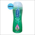 Durex Lube Aloe Massage and Lubricant Gel for Men & Women - 200ml (UK)