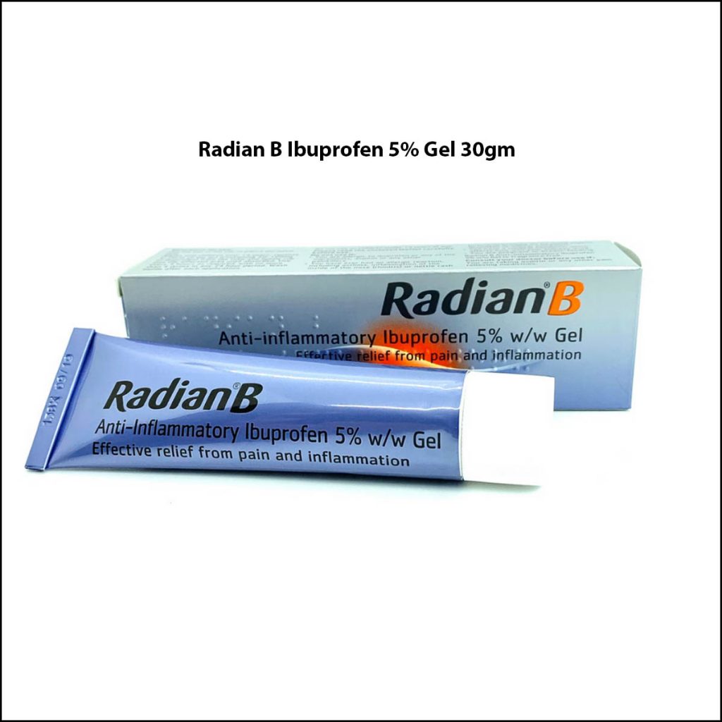 Radian B Ibuprofen 5 Gel 30gm Beauty Mind ll Beauty & Cosmetics