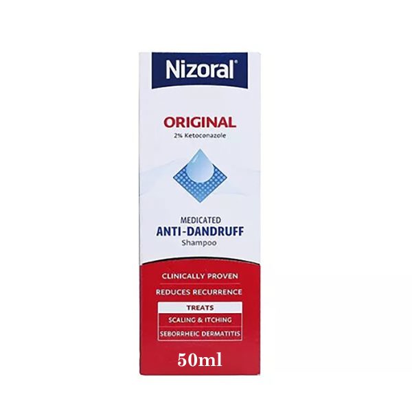 Nizoral 2% Ketoconazole Hair Care Anti-Dandruff Shampoo 50ml - Image 1