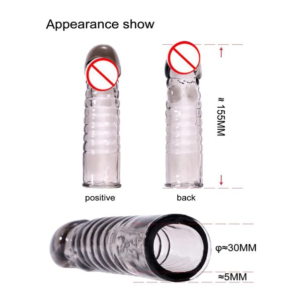 Snailage Spike Girth Reusable Dragon Condoms For Men - Image 2