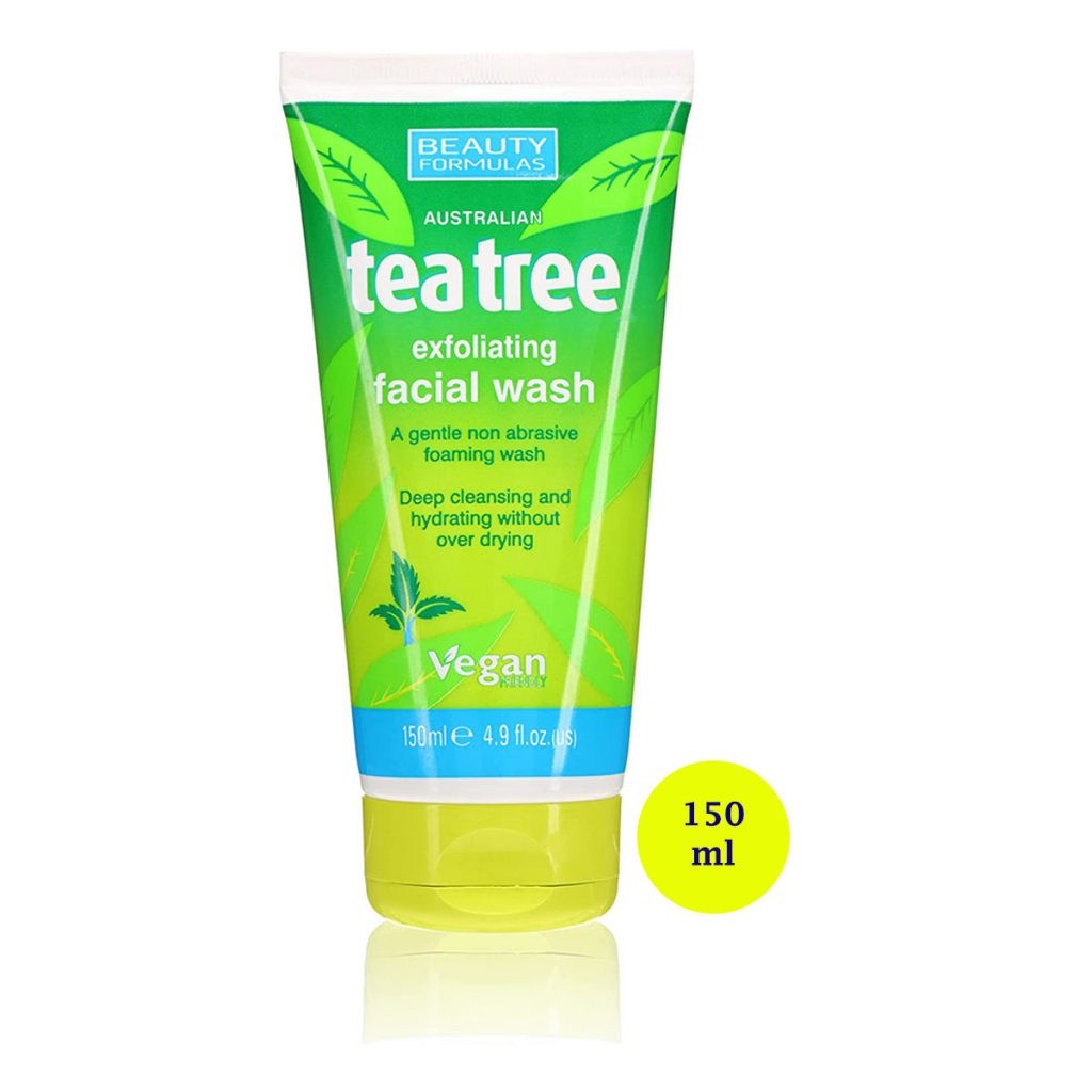 Beauty Formulas Gesichtsreiniger Mit Australischem Teebaumöl – Peelend, 150 Ml