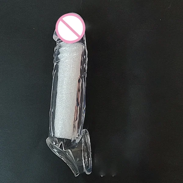 Top notch Lock Type Transparent Magic Condom (6 Inch) - Image 2