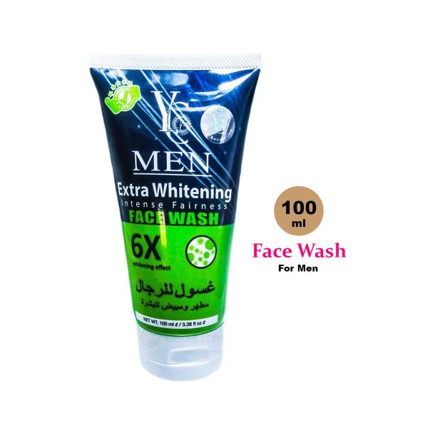 YC Extra Whitening Face Wash 100ml For Men - Image 1