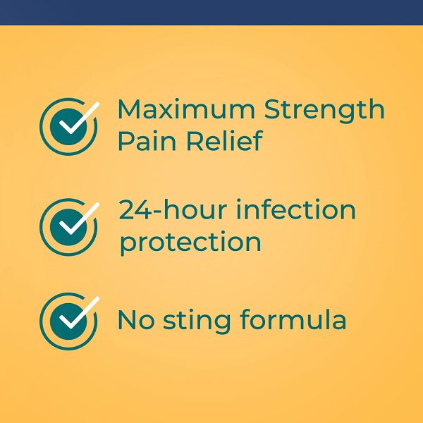 Neosporin +Maximum-Strength Pain Relief Dual Action Antibiotic Ointment with Bacitracin Zinc 56.7g - Image 3
