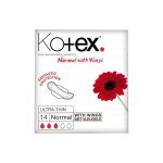 Kotex Ultra Thin Normal Sanitary Pads With Wings (14 Pads)