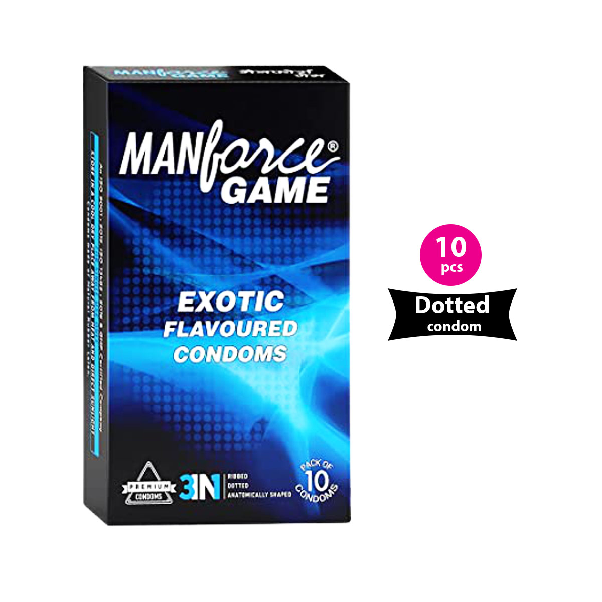 Manforce Game Exotic Flavored Condom Pcs Beauty Mind Ll Beauty