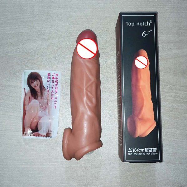 Top-notch Real Skin Delay Ejaculation Reusable Realistic Dragon Condoms For Men - Image 2
