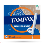 Tampax Cardboard Applicator Super Plus Flow Tampons 20pcs