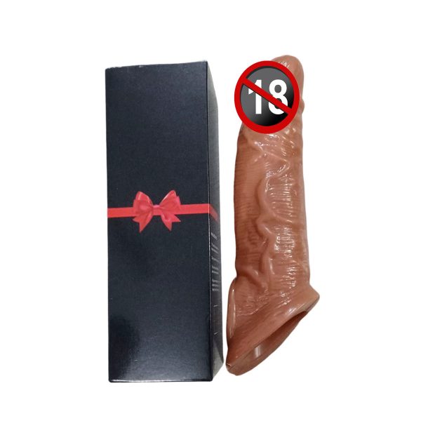Real Skin Pure Silicone Jumbo Dragon Condoms (7.5 Inch) - Image 1