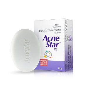 Mankind Acne Star Benzoyl Peroxide Soap 75g