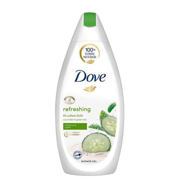 Dove Refreshing Cucumber & Green Tea Scent Shower Gel 500ml - Image 1