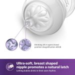 Philips Avent Natural Response Blue Color Baby Feeding Bottle 1m+, 260ml - Image 3