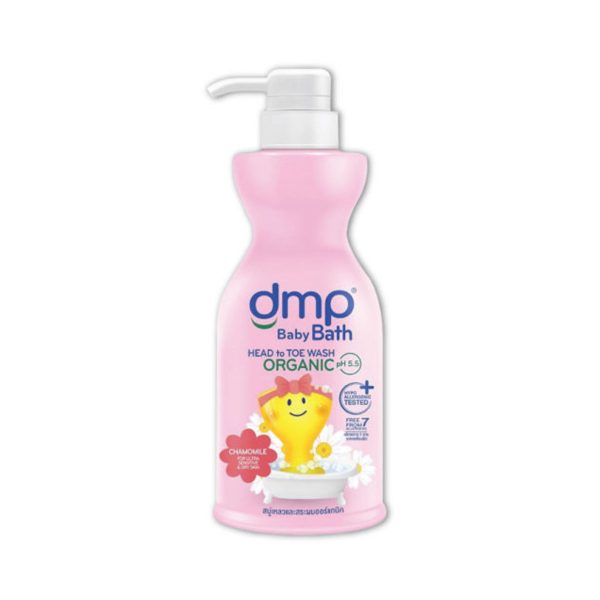 Dmp Baby Bath Organic Head to Toe Wash (Chamomile) 480ml - Image 1