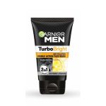 Garnier Men Turbo Bright Double Action Face Wash (Charcoal+Vitamin C) 100g