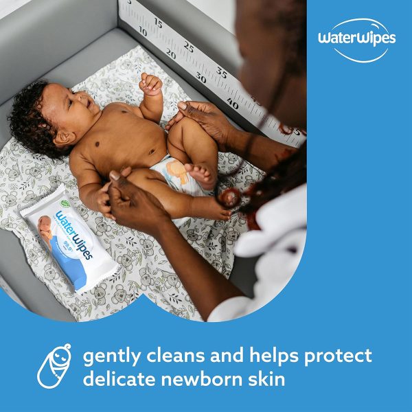 Water Wipes Original Plastic Free Baby Wipes (60 Wipes) - Image 2