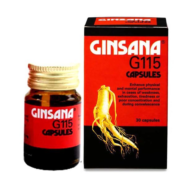Ginsana G115-Boost Physical Performance 30 capsule - Image 1