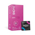 Skore Dots 1500+ Dotted Vanilla Flavoured Condom 10pcs