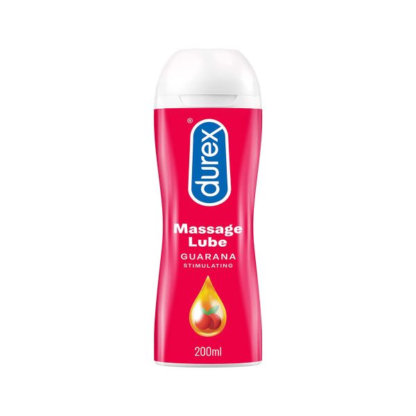Durex Guarana Stimulating Massage Lubricant Gel 200ml - Image 1