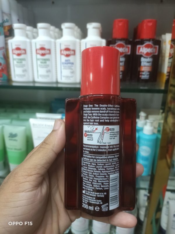 Alpecin Double Effect Dandruff and Hair Loss Shampoo 200ml - Image 3