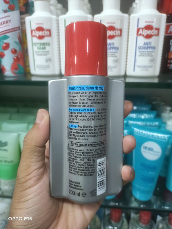 Alpecin Power Grau Shampoo 200ml - Image 3