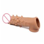 Top-Notch Real Skin Dotted Dragon Condom (6.7 Inch) - Image 2