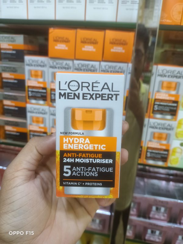 L'Oreal Men Expert Hydra Energetic Anti Fatigue Daily Moisturiser(50ml) - Image 2